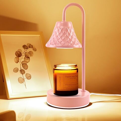 Electric Candle Warmer Lamp: Wax Melt Warmer with Timer - Electric Wax Melt Warmer Light - Candle Lamp for Home Decor (Blue) in Saudi Arabia