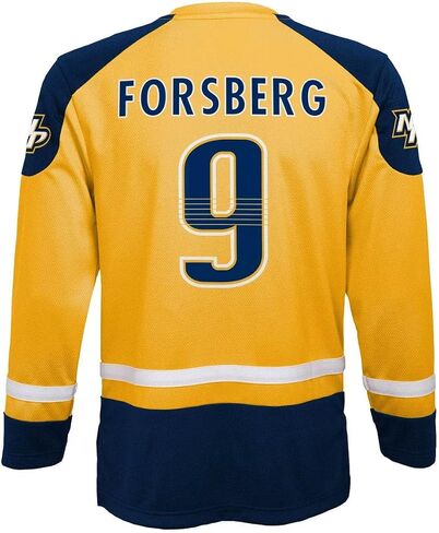 Outerstuff Filip Forsberg Nashville Predators #9 Boys Size 4-18 Player Name & Number Jersey Shirt in Saudi Arabia