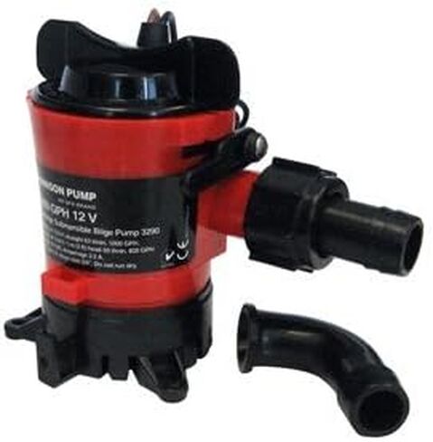 Johnson Pump of America 28512 Marine Pump Cartridge for 1000 GPH Motor, Black in Saudi Arabia