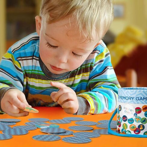 Stephen Joseph, Memory Game Set, Matching Memory Game for Kids - 30pc Memory Game Set, Matching Games for Children Preschool Toddler, Memory Games for Kids, Boy in Kuwait