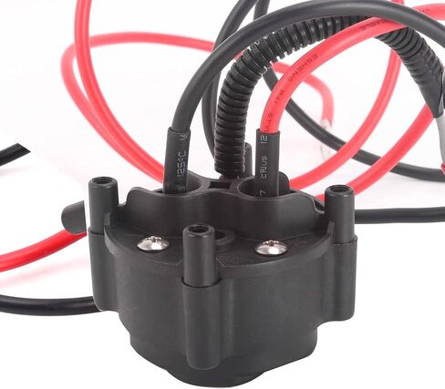 10L0L عربة جولف Powerwise وعاء OEM # JW2-H6181-02 لياماها G29 الكهربائية 2007-10 وYDRE، وعاء شاحن تيار مستمر استبدال بالحبل in Saudi Arabia