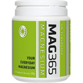 Magnesium Powder Supplement - 300g - Natural Unflavored, Calcium Magnesium Blend, High Absorption, Vegan-Friendly & Non-GMO - Mineral Support for Sleep, Stress Reduction & Muscle Health