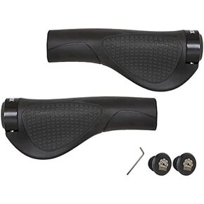 GORIX Bike Ergo Grips Bar End Cycle Lock On Handlebar Mountain Bicycle MTB(GX-D2(Global Edition))