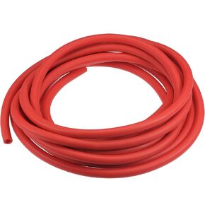 uxcell Latex Tubing 1/4-inch ID 3/8-inch OD 16ft Elastic Rubber Hose Red