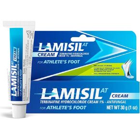 Lamisil 1% Athlete’s Foot Cream, Fast Relief Athlete’s Foot Treatment, Relieves Symptoms, Antifungal Cream 30g