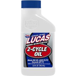 Lucas Oil 10058 Semi-Synthetic 2-Cycle Motor Oil - 2.6 Ounce
