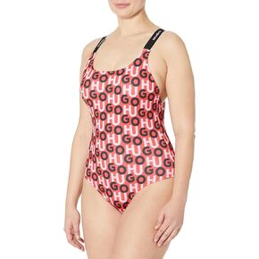 HUGO Women's Standard All Over Pattern Full Piece Swimsuit