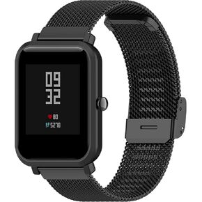 Chofit Metal Mesh Stainless Steel Loop Compatible with Ddidbi/Aptkdoe Watch Band for Women&Men Wristbands Bracelet Adjustable Band Strap Replacement Bands for Ddidbi Smartwatch