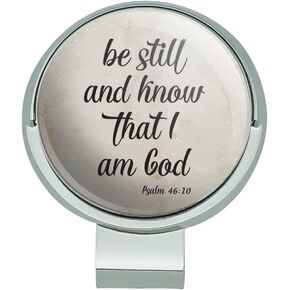 GRAPHICS & MORE Be Still and Know That I am God Psalm Inspirational Christian Golf Hat Clip with Magnetic Ball Marker