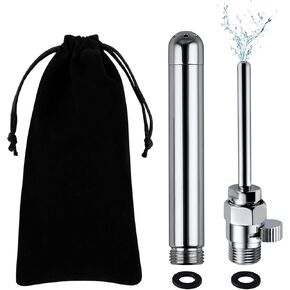 Shower Enema Kit, Shower Douche Nozzle Cleansing System with Water Control Valve for Men and Women Portable Cleaning