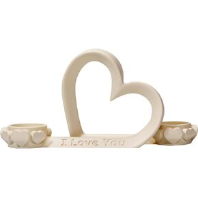 Enchanting Love Resin Candle Holder Tealight Love Candle Holder Gift for Love Valentines Day Decorations Elegant Candle Stand Table Centerpieces,Fireplace,Anniversary