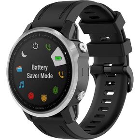 Compatible for Garmin Fenix 6S, 20mm Width Silicone Strap WatchBand Replacement for Garmin Fenix 6S/Fenix 6S Pro/fenix 7S/Fenix 7S Pro/Fenix 5S/Fenix 5S plus/Instinct 2S/D2 delta S Smartwatches