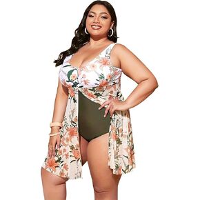 Womens Plus Size Swimsuits One-Piece Sexy Bikini Large