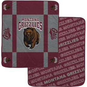 Pegasus Sports Officially Licensed NCAA Reverse Block Wordmark 2 Sided Blanket