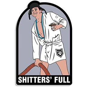 Parody Cousin Eddie Shitters Full Vinyl Decal Sticker