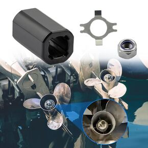 835257Q1 Flo-Torq II Hub Kit Replacement fit for Mercruiser Alpha/Mercury 135-300 HP/Bravo One/Mariner 40-60 HP CT/Alpha One Drives, Replace kit for Quicksilver Flo Torq II Hub Kit 3(below 400 HP) (5)