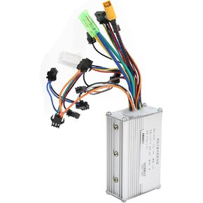 Joyzan Brushless Motor Controller for Electric Bicycle, E Bike DC Motor Controller Aluminium Alloy Waterproof Bike Scooter Speed Regulator Conversion Metal Replacement ATV Go Kart Tricycle Moped 36V