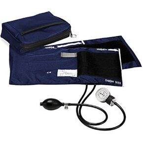 Prestige Medical Premium Adult Aneroid Sphygmomanometer, Navy, X-Large, 15.00 Ounce