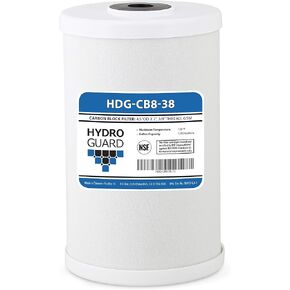Hydro Guard CB8, Amway E84, A101, E-9225 Compatible Carbon Block Water Filter