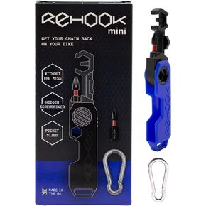 Rehook Mini - Get Your Chain Back on Your Bike - Perfect Stocking Filler for Cyclist - Ultra Blue (Ultra Blue/Black / PH1)