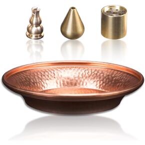 ZORZA 4 قطع النحاس البخور مجموعة 4 أنماط النحاس حامل البخور سبيكة مخروط الرماد الماسك لطقوس استخدام المذبح، لبخور البرج، لفائف البخور in Kuwait