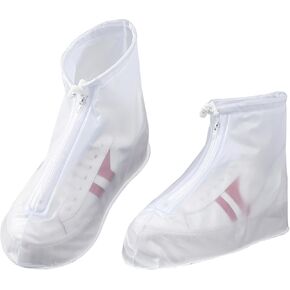 Waterproof Shoe Covers, Non-Slip Silicone Shoe Covers Outdoor Overshoes Galoshes Protectors for Cycling Camping Travel(XL)
