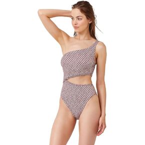 Gottex Women's Luma Retro Luxury Shoulder Monokini One Piece Swimsuit