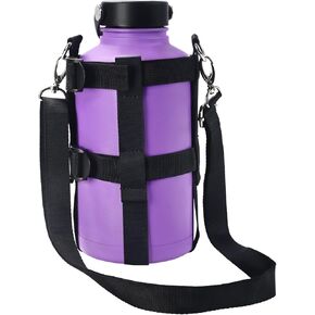 Water Bottle Holder with Strap, Crossbody Water Bottle Carrier Sling Bag For 40oz 64oz Jugs
