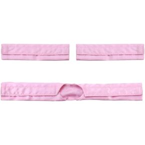 Satin CPAP Headband Cover for CPAP Mask Frame Sleeve for DreamWear or ResMed AirFit Satin CPAP Headband Cover Set CPAP Face Pad Liner（Pink）