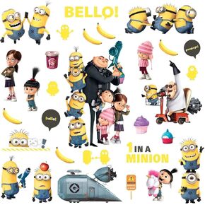 Minions RMK2080SCS Wall Decal, Despicable Me 2