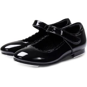 Tap Dance Shoes for Girls(Toddler/Little Kid/Big Kid),Easy on/Off Design.