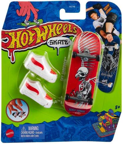 Hot Wheels Mattel Mini Skateboard with Shoes Assorted Models Multicolor (HGT59) in Saudi Arabia