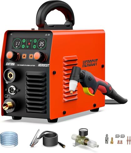 Plasma Cutter,35Amp Plasma Cutting Machine CUT35i, Screen Display 110V HF 50/60Hz Invert Technology Plasma Cutter, Max Cutting Thickness 10mm in Saudi Arabia