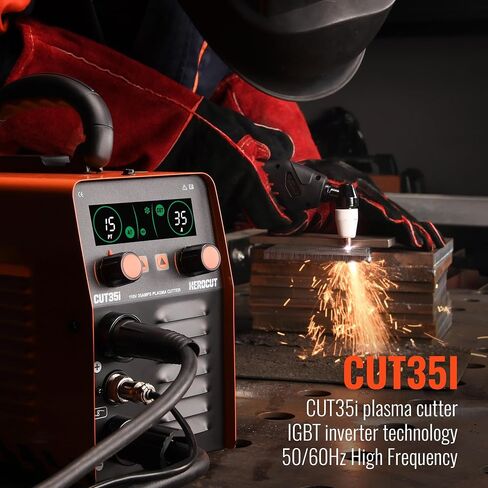 Plasma Cutter,35Amp Plasma Cutting Machine CUT35i, Screen Display 110V HF 50/60Hz Invert Technology Plasma Cutter, Max Cutting Thickness 10mm in Saudi Arabia
