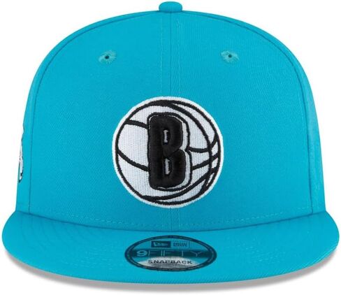 New Era Brooklyn Nets 9FIFTY 2023-2024 City Edition Snapback Cap, Adjustable Hat Blue in Saudi Arabia