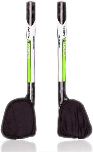 شريط راحة للدراجة TT 12K لامع بالكامل من ألياف الكربون عالية الجودة TT Bar Aero Bars Tri Bars لركوب الدراجات مسند ذراع لوضع شريط للطرق MTB Bike 31.8 مم - أخضر in Kuwait