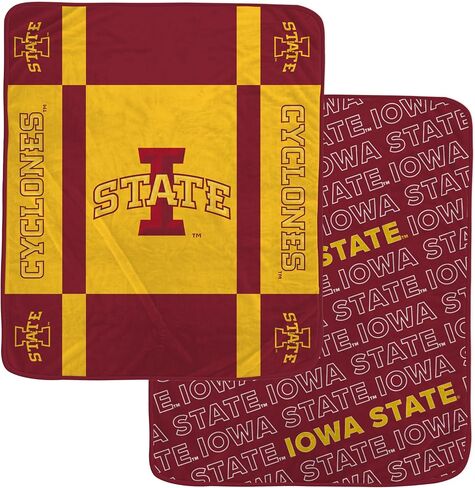 Pegasus Sports Officially Licensed NCAA Reverse Block Wordmark 2 Sided Blanket in Saudi Arabia