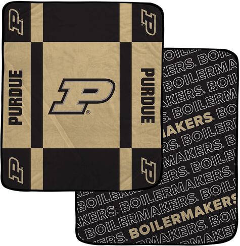 Pegasus Sports Officially Licensed NCAA Reverse Block Wordmark 2 Sided Blanket in Saudi Arabia