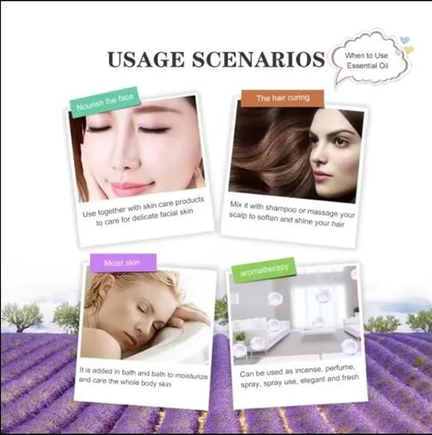 .38FL.OZ Lavender Oils for Aromatherapy, Essential Oils for Diffusers for Home, Perfect for Diffuser, Yoga 10ml in Saudi Arabia