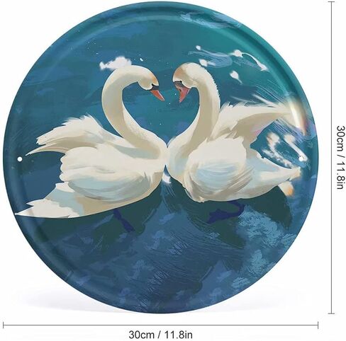 krouterebs جولة القصدير علامة عيد الفصح الخوخ إكليل علامة، الصيف الخوخ إكليل علامة معدنية القصدير علامة المطبخ حانة مضحك الجدة القهوة بار 12x12 بوصة ساحة حديقة مزرعة رجل الكهف in Kuwait