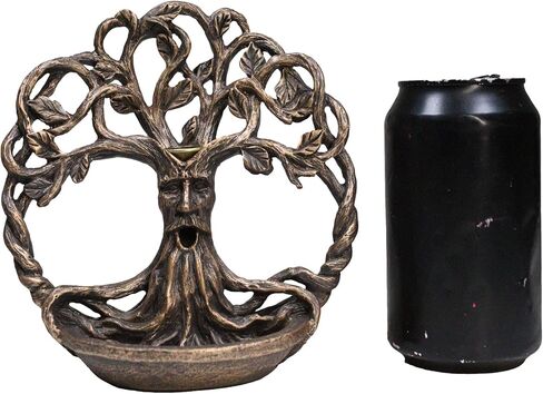 Ebros Gift Ethereal Forest Celtic Greenman Ent Tree of Life Backflow Incense Cone Burner Aroma Scent Figurine Mystical Earth Nature Deity in Saudi Arabia