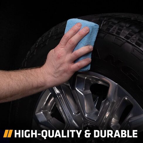 VIKING Microfiber Car Wax Applicator and Cleaning Pads with Finger Pockets - 5 in. Diameter, Blue, 8 Pack in Saudi Arabia
