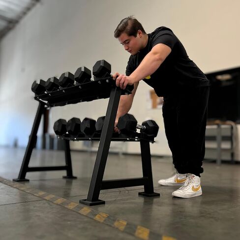 HulkFit Heavy-Duty Weight Plate, Dumbbell & Barbell Storage Rack for Home & Commercial Gym in Kuwait