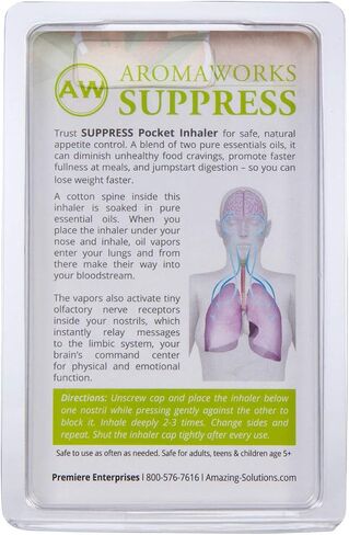 Alert Aromatherapy Nasal Inhaler – All-Natural Boost to Mental Focus and Stamina for Adults, Teens, and Children - 1 Pack in Saudi Arabia