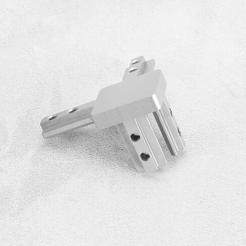 The Lord of the Tools 4PCS 3-Way End Corner Bracket Connector with Screws for 8mm T Slot European Standard Aluminum Extrusion Profile 4040 Series Silver in Saudi Arabia