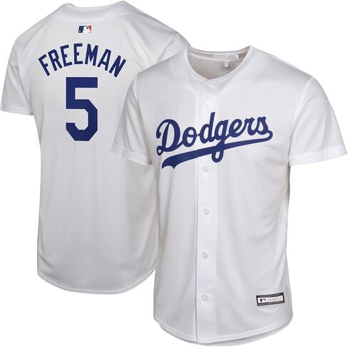 فريدي فريمان لوس أنجلوس دودجرز MLB Kids Youth 8-20 White Home Player Jersey in Saudi Arabia