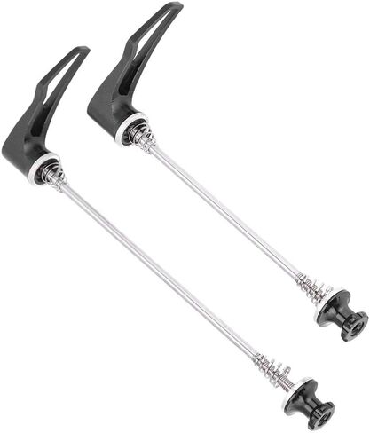 Bike Release Skewer Front Rear, Ti Axle & CNC Alloy Skewers for Mountain Bike Road Quick Release(100/135 -Black) in Saudi Arabia