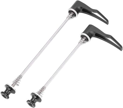 Bike Release Skewer Front Rear, Ti Axle & CNC Alloy Skewers for Mountain Bike Road Quick Release(100/135 -Black) in Saudi Arabia