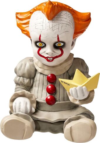 روح الهالوين 14 بوصة IT Pennywise Horror Baby Static Prop | مرخصة رسميًا | ديكور رعب | ديكور داخلي in Saudi Arabia
