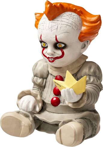 روح الهالوين 14 بوصة IT Pennywise Horror Baby Static Prop | مرخصة رسميًا | ديكور رعب | ديكور داخلي in Saudi Arabia
